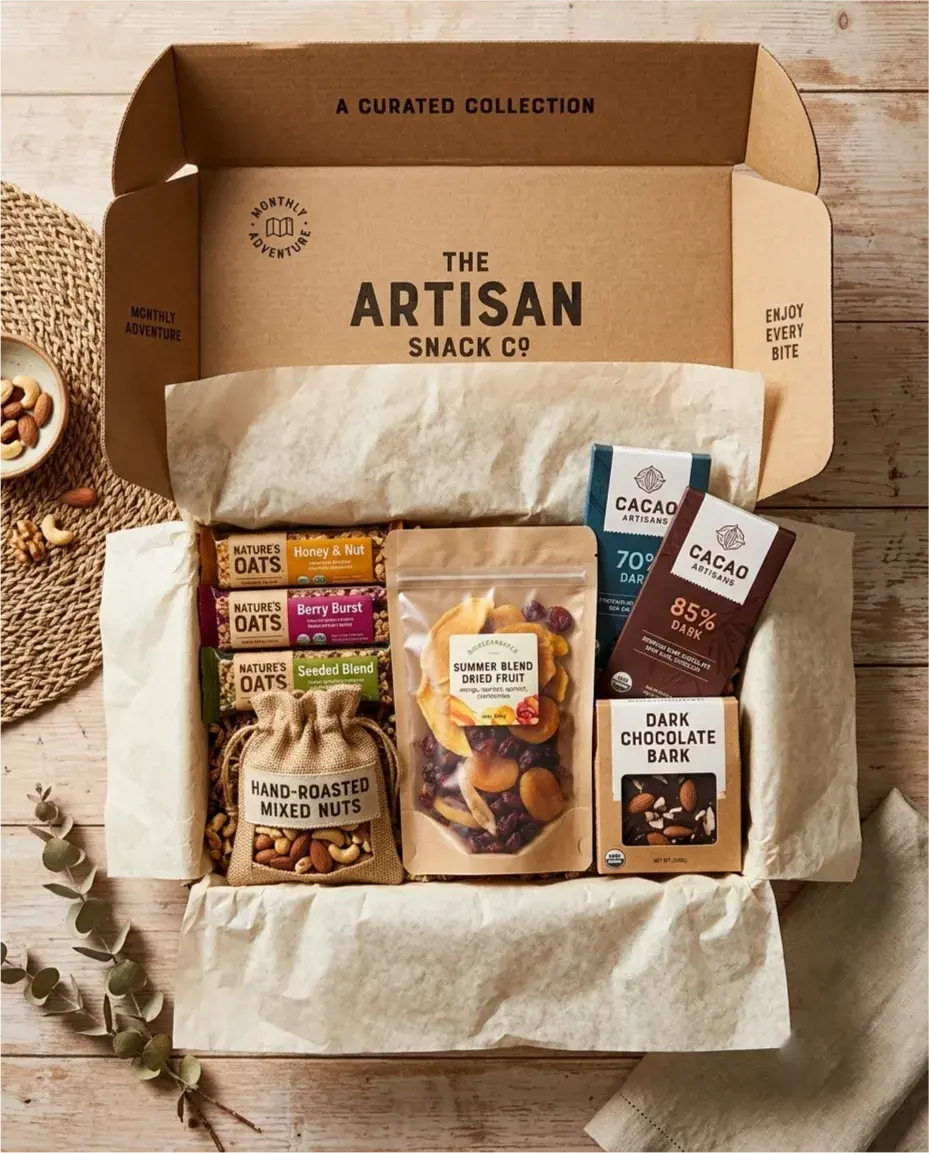 Subscription service onboarding page design example